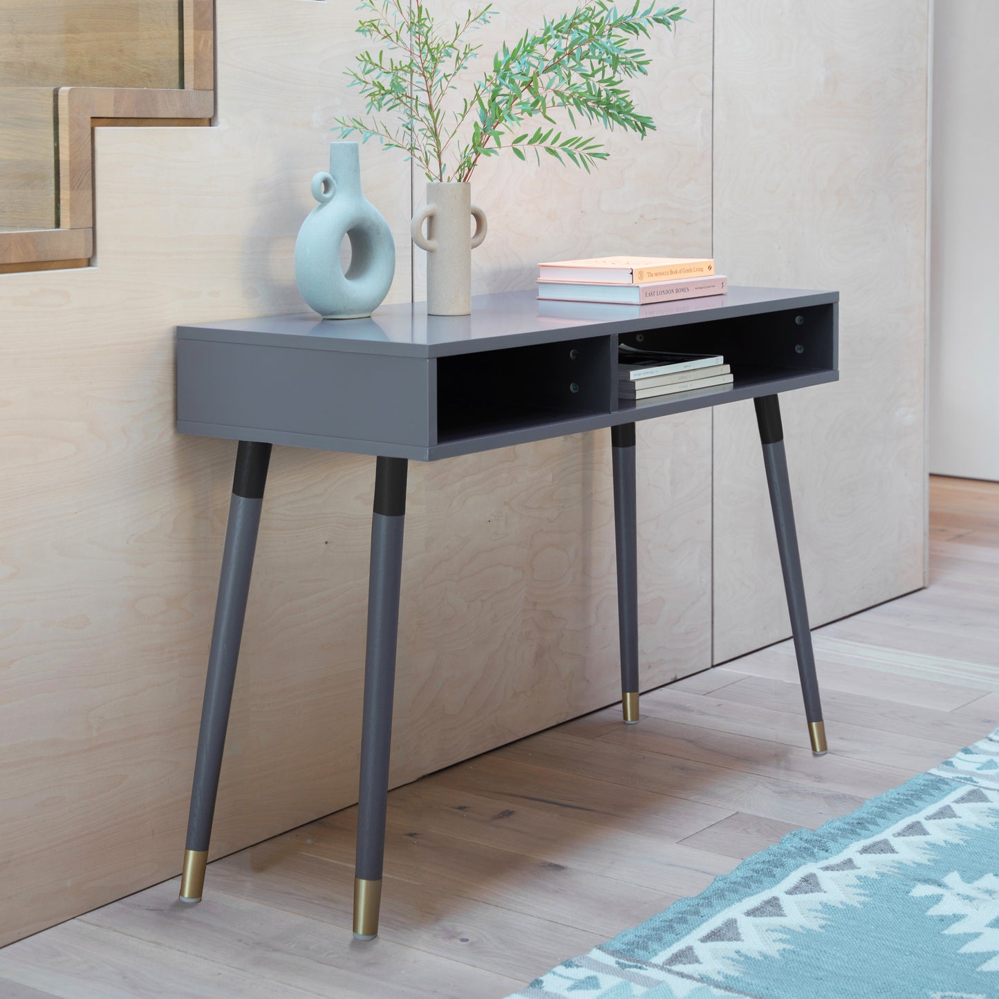 A Thurlestone Console Table Grey 1100x450x770mm by Kikiathome.co.uk, perfect for home furniture and interior decor.