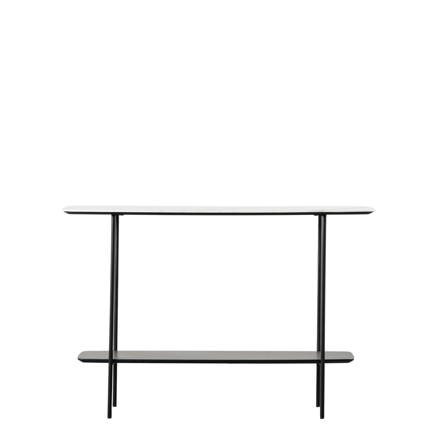 Ludworth Console Table White Marble 1200x400x800mm Default Title