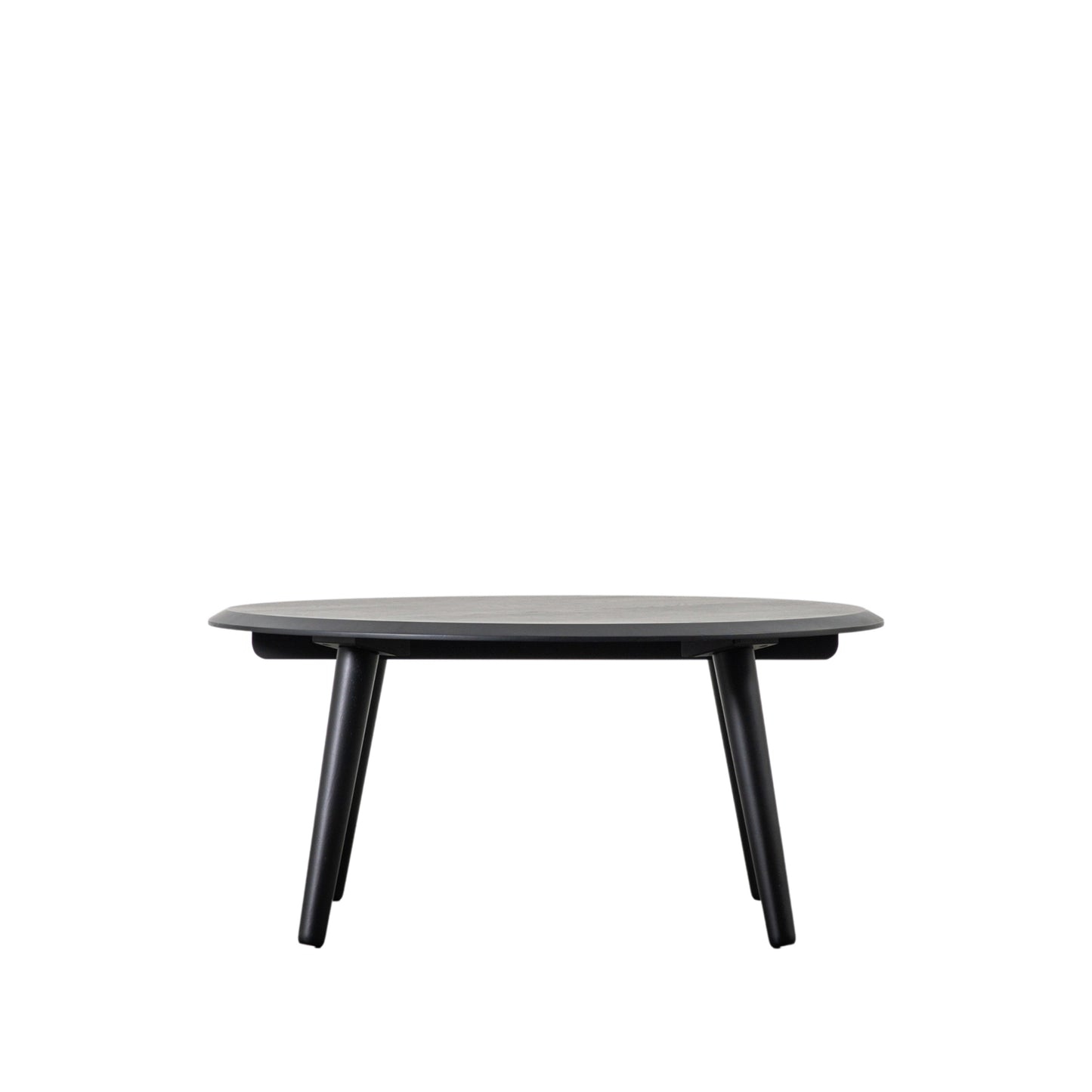A home furniture piece - Maddox Coffee Table with black legs - blending perfectly in interior decor available on Kikiathome.co.uk.