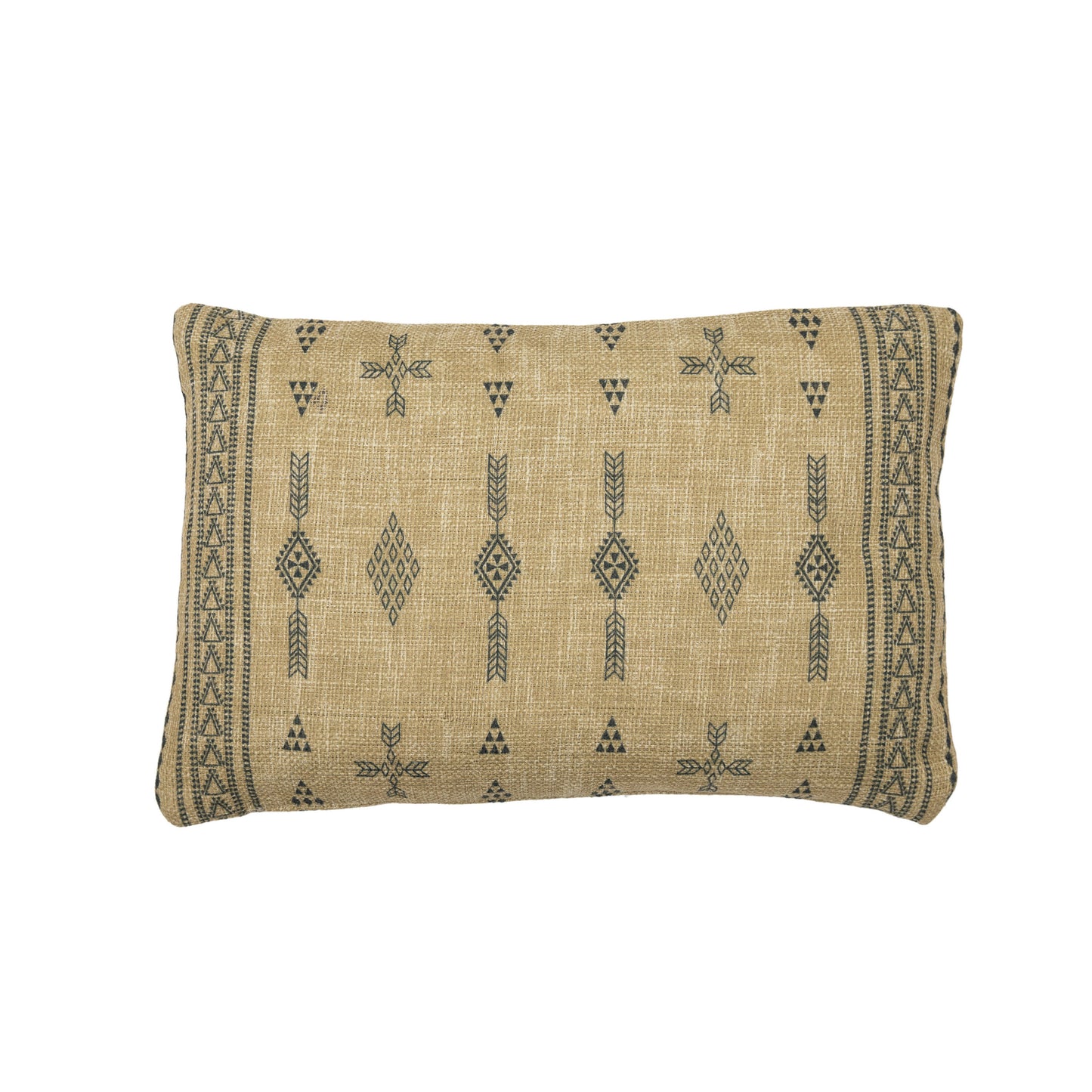 A geometric patterned cushion from Kikiathome.co.uk, perfect for interior decor.