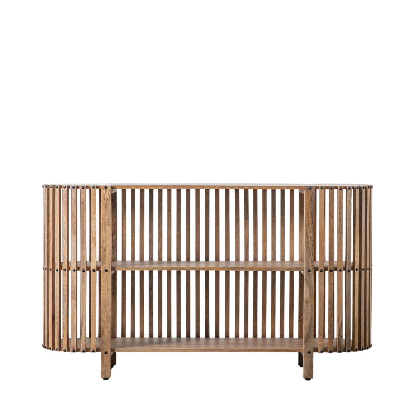 A Voss Slatted Console Table 1400x400x700mm for home furniture and interior decor enthusiasts from Kikiathome.co.uk.
