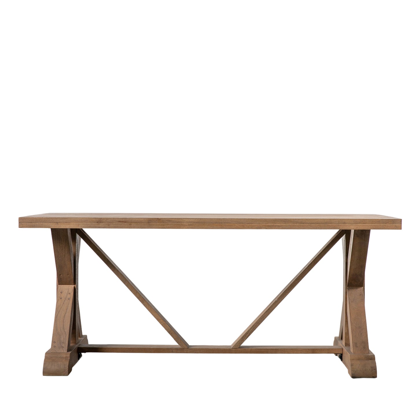 An Ashbourne Dining Table 1800x900x760mm with a wooden top, perfect for interior decor.