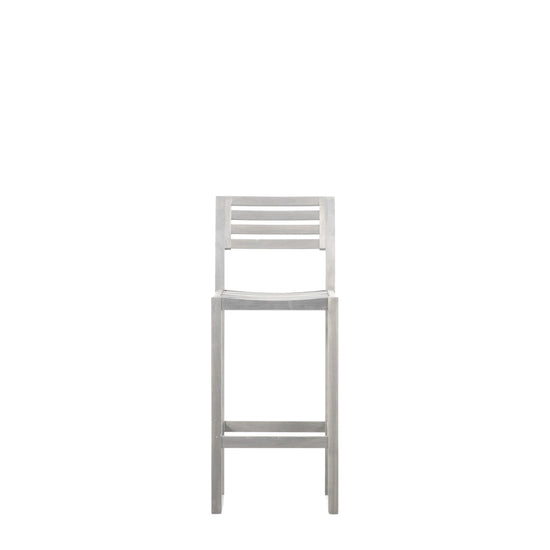 A Alfrington Bar Stools Whitewash (2pk) by Kikiathome.co.uk, perfect for interior decor and home furniture, showcased against a white background.
