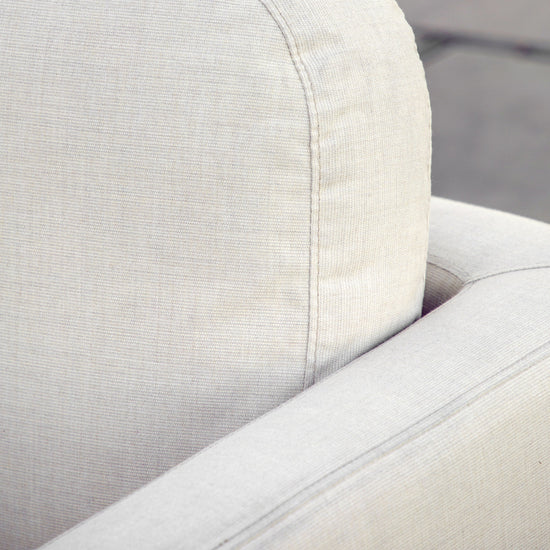 A close up of the arm of a Topsham Corner Lounge Set, an interior decor for home furniture.