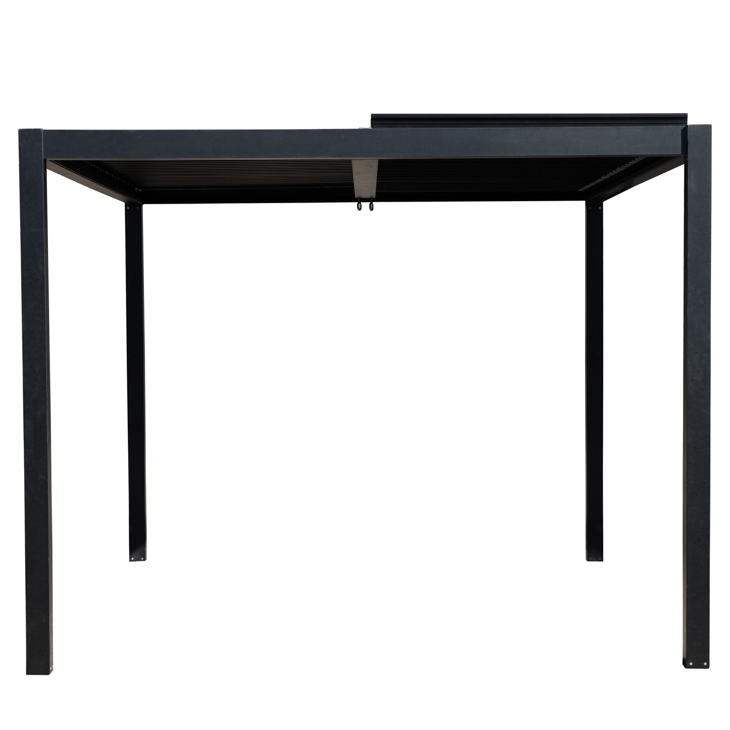 A black 3000x4000mm dining table with a black top for interior decor or home furniture from Kikiathome.co.uk.